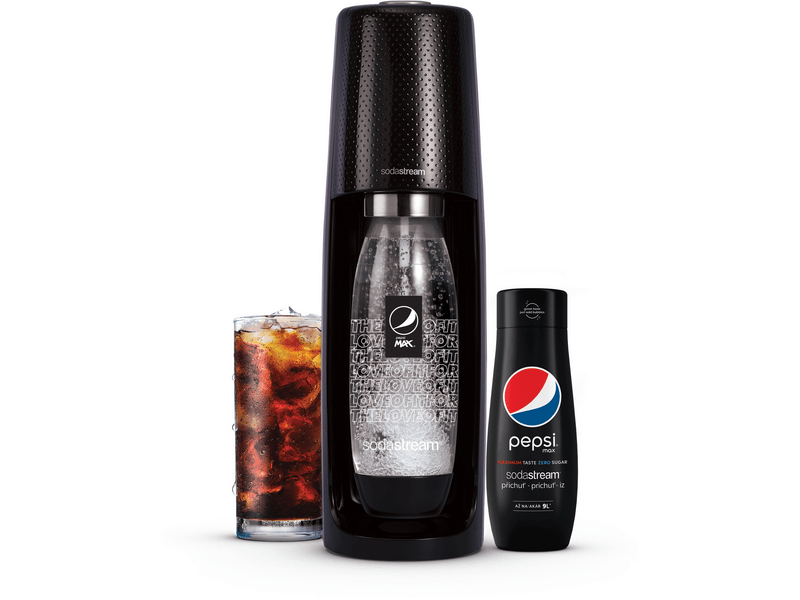 SodaStream Spirit szódagép, fekete + Pepsi Megapack