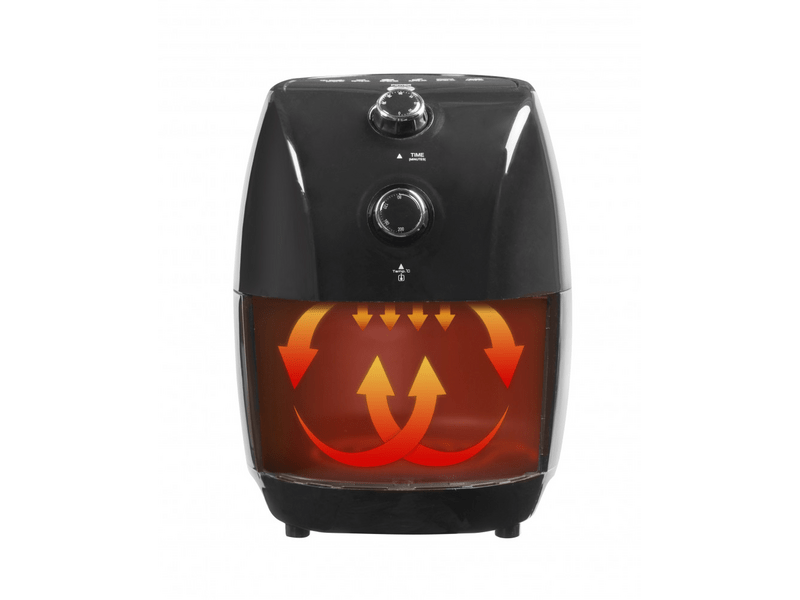 Bestron AAF300 Légkeveréses sütő, Fekete