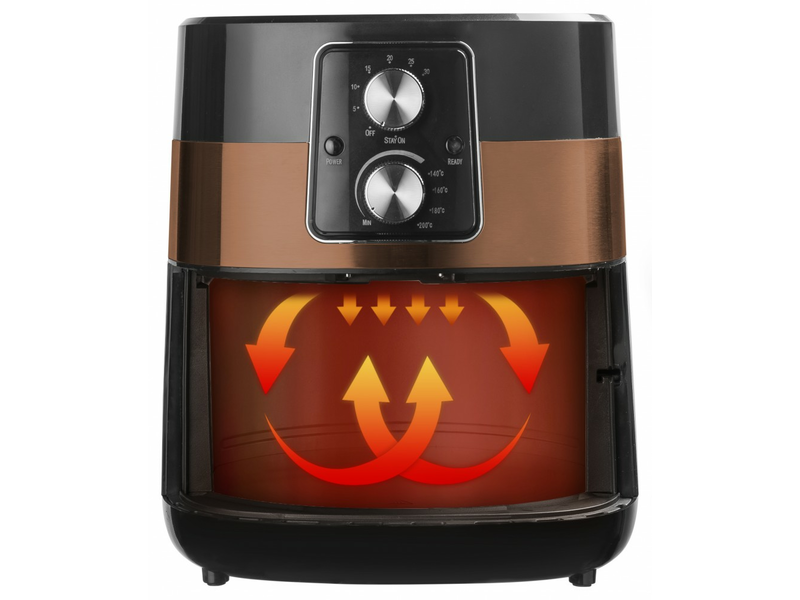 Bestron AAF7003CO Légkeveréses sütő, Fekete