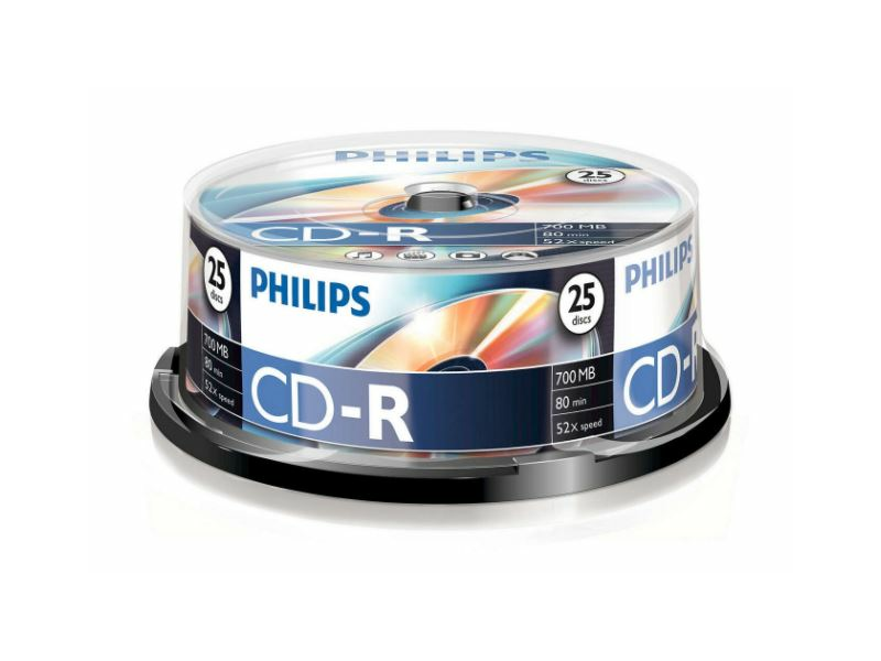Philips CD-R 700 MB, 25 db