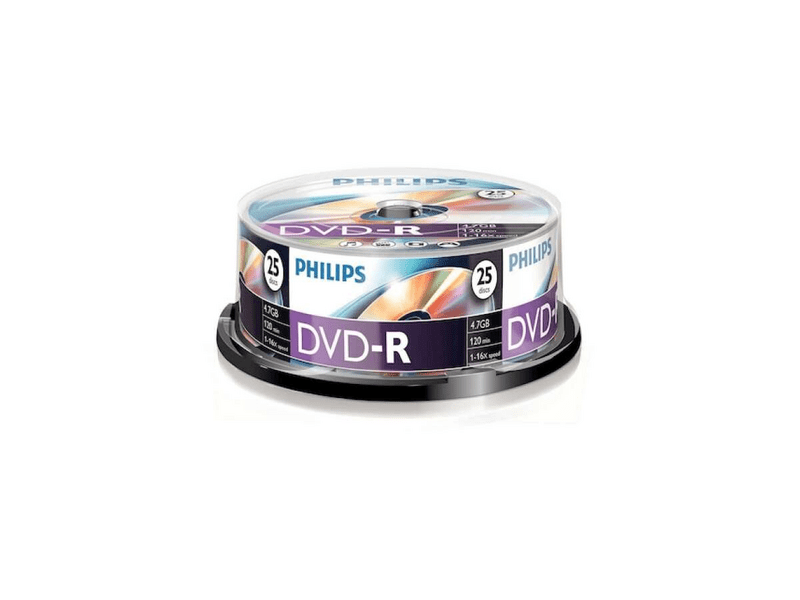 Philips DVD-R 4,7 GB, 25 db