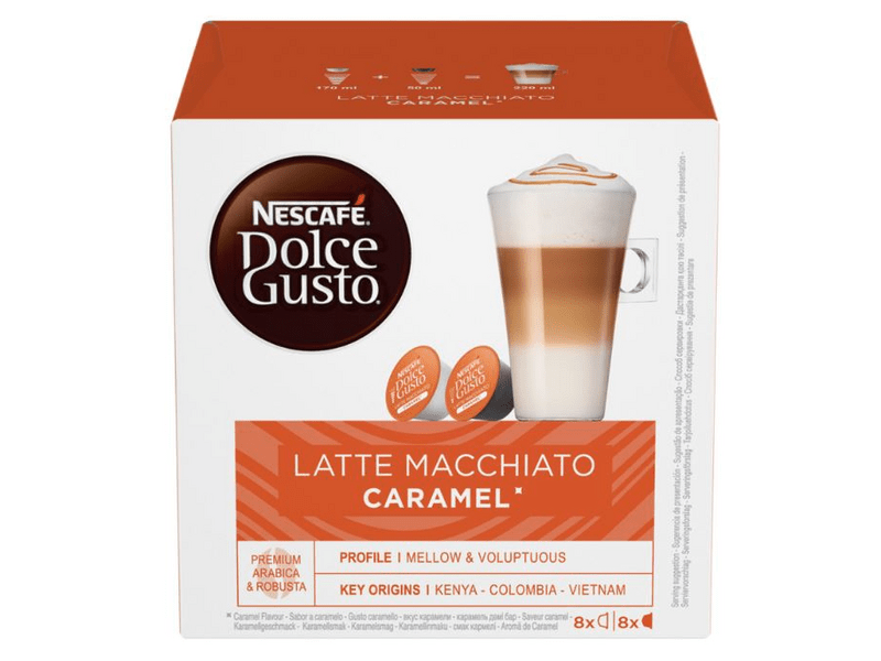 NESCAFÉ® Dolce Gusto® Latte Macchiato Caramel Kávékapszula 16 db