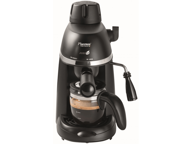 Bestron AES800 Espresso kávéfőző, Fekete