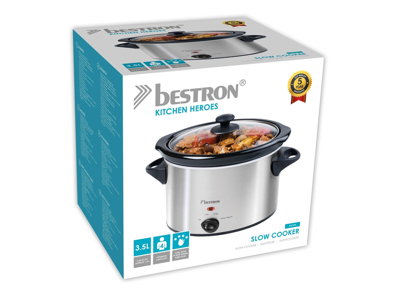 Bestron ASC350 Elektromos lassúfőző edény