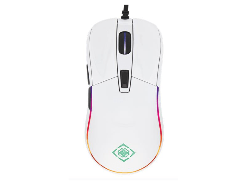 Deltaco GAM-085-W Gaming vezetékes egér, Fehér