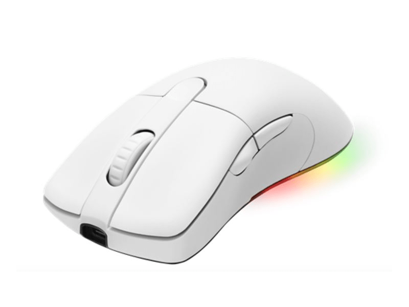 Deltaco GAM-107-W Vezeték nélküli gamer egér, Fehér