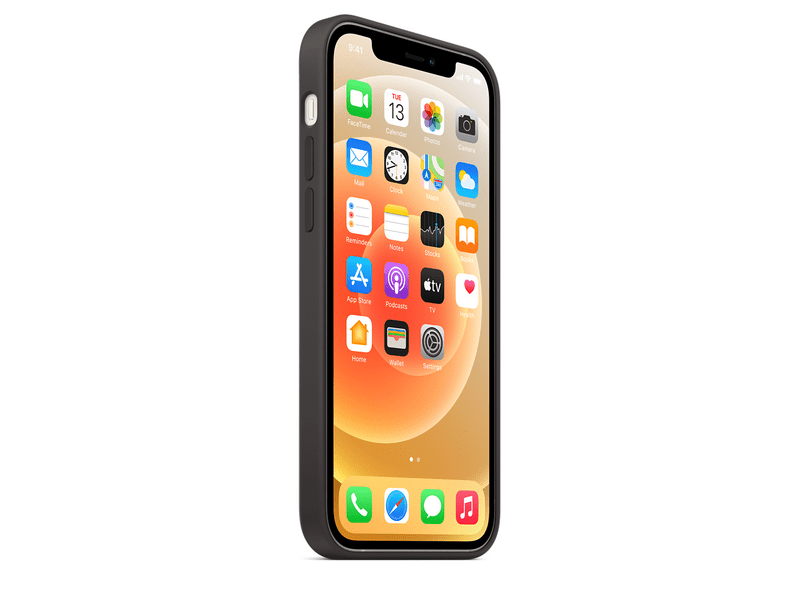 Apple MHL73ZM/A MagSafe-rögzítésű iPhone 12- és 12 Pro-szilikontok – fekete