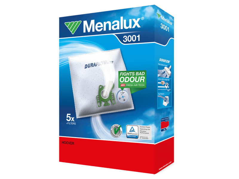 Menalux 3001 P/A szintetikus porzsák