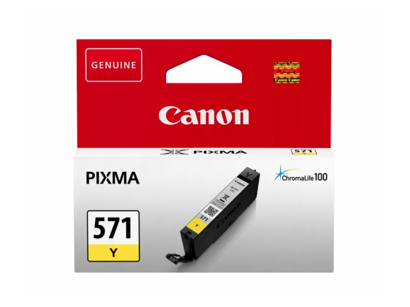 Canon CLI-571Y (0388C001) Tintapatron, sárga