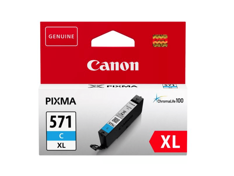 Canon CLI-571C XL (0332C001) Tintapatron, ciánkék