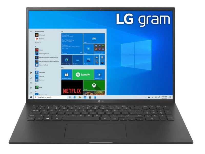 LG Gram 17Z90P-GAA55H laptop + Windows 10