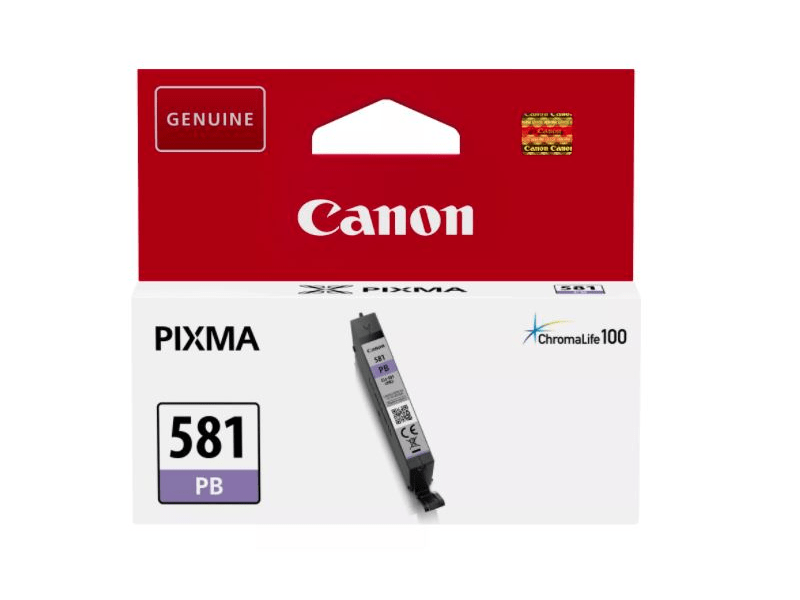 Canon CLI-581PB (2107C001) Tintapatron, fényes kék