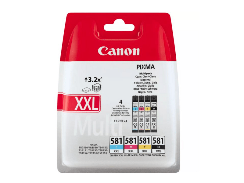 Canon CLI-581 XXL (1998C005) Multipack Tintapatron