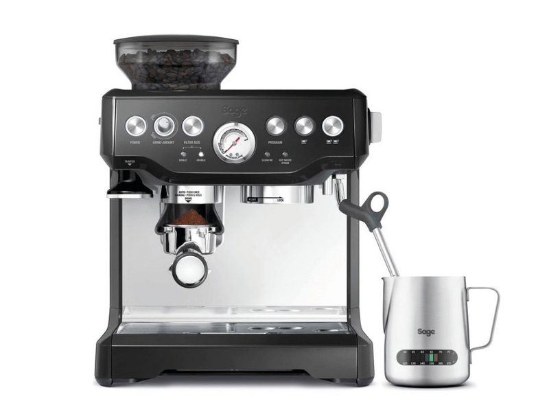 Sage BES875BKS Espresso aparat za kavu s mlinom za kavu