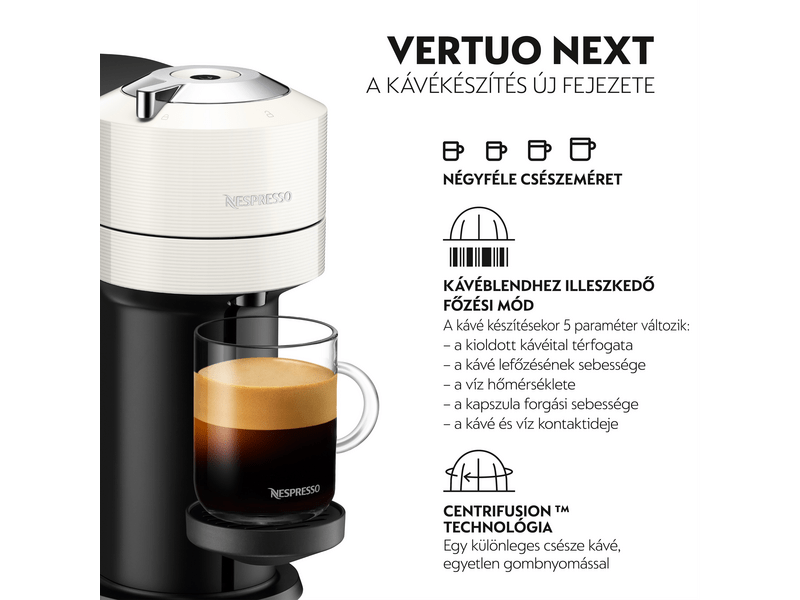 DeLonghi ENV120.W Nespresso Vertuo Next kapszulás kávéfőző