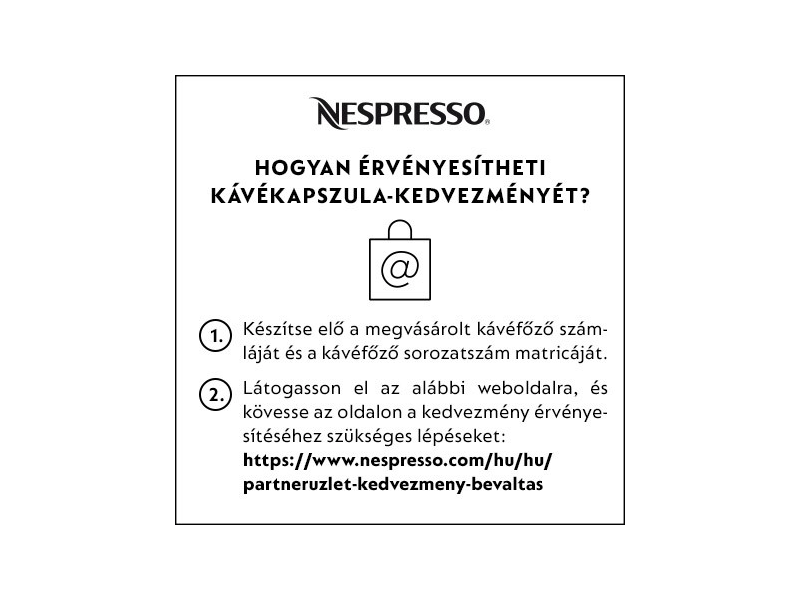 DeLonghi ENV120.W Nespresso Vertuo Next kapszulás kávéfőző