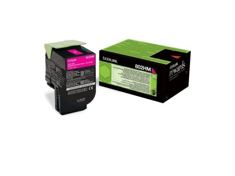 Lexmark 80C2HM0 Nyomtató toner, magenta
