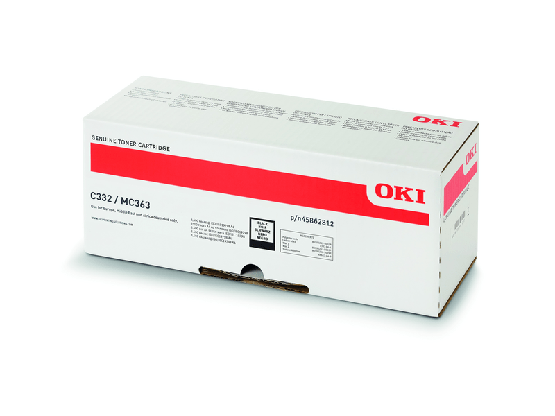 Oki 46508712 Nyomtató toner, fekete