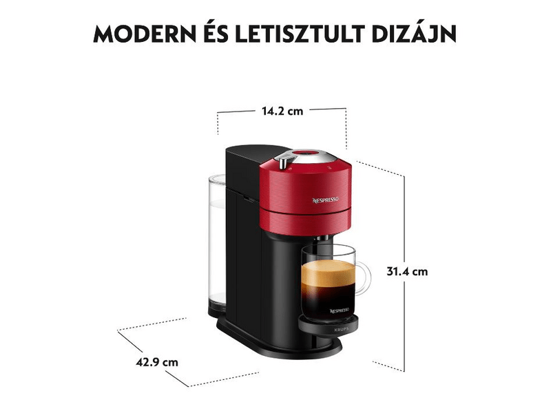 Krups XN9105 Nespresso Vertuo Next Kapszulás kávéfőző