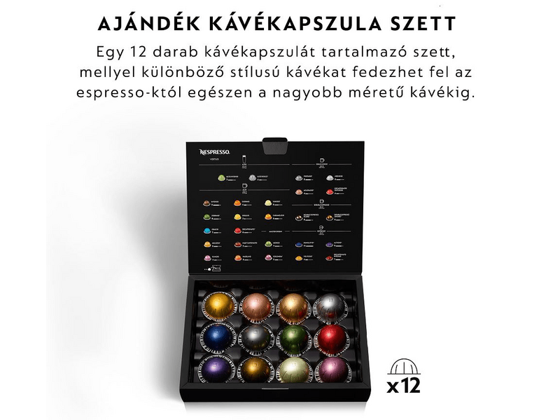 Krups XN9105 Nespresso Vertuo Next Kapszulás kávéfőző