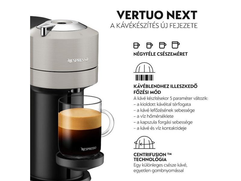Krups XN910B10 Nespresso Vertuo Next Kapszulás kávéfőző