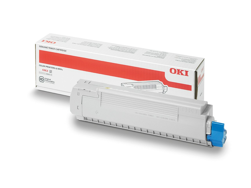 Oki 44059253 Nyomtató toner, sárga