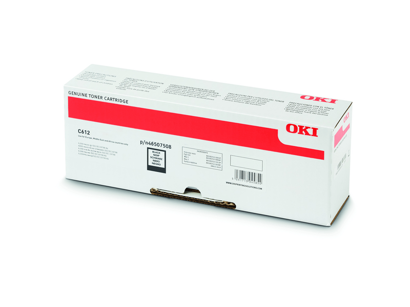 Oki 46507508 Toner, fekete