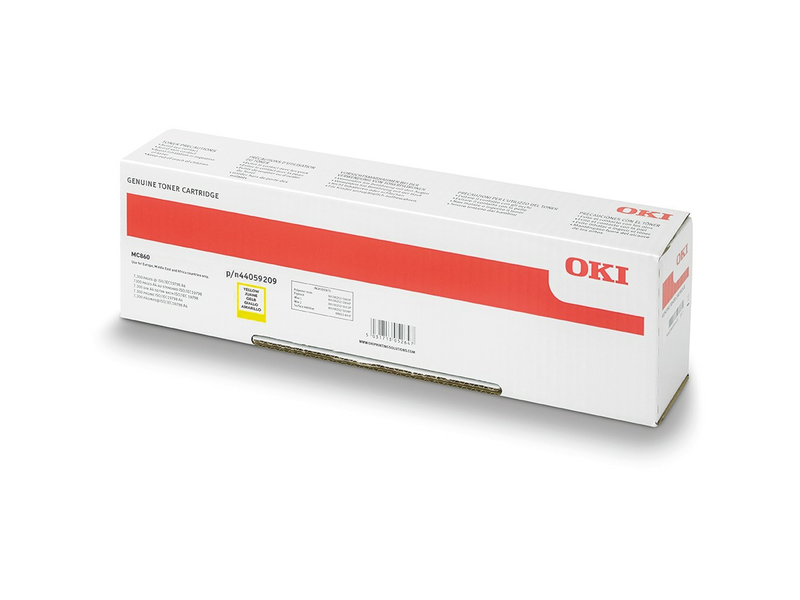 Oki 44059209 Toner, sárga