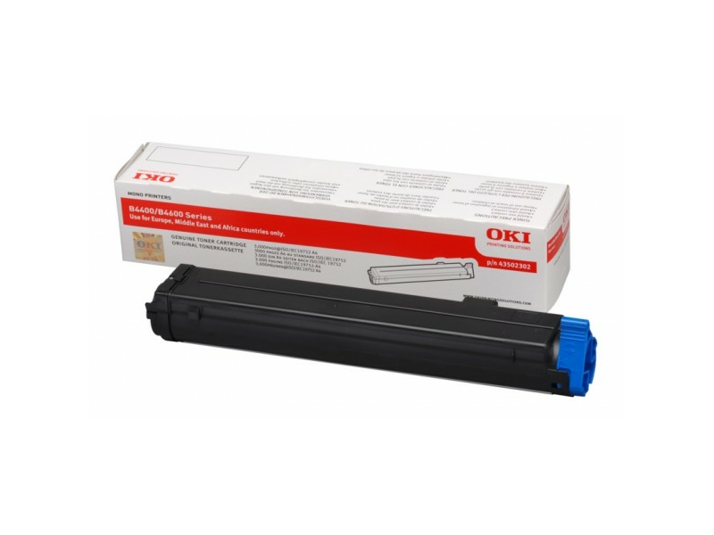 Oki 43502302 Nyomtató toner, fekete