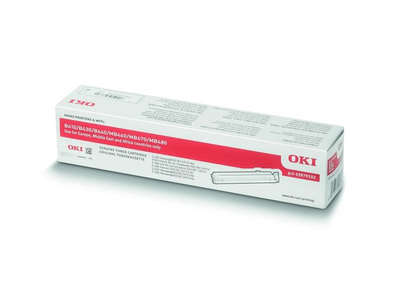 Oki 43979102 Nyomtató toner, fekete