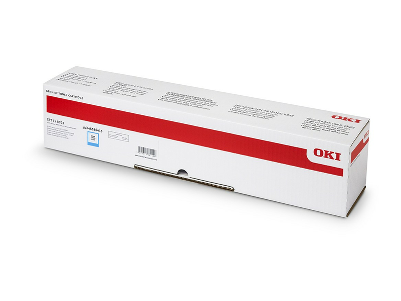 Oki 45536415 Nyomtató toner, ciánkék