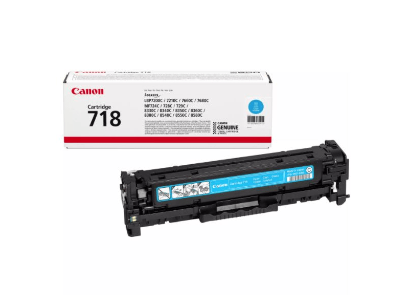 Canon CRG-718 (2661B002) Toner, ciánkék