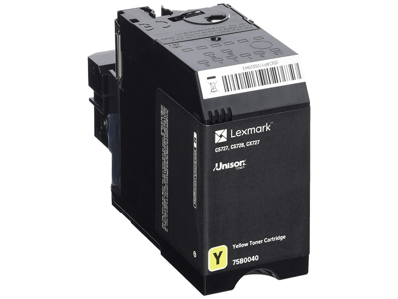 Lexmark 75B0040 Toner, sárga