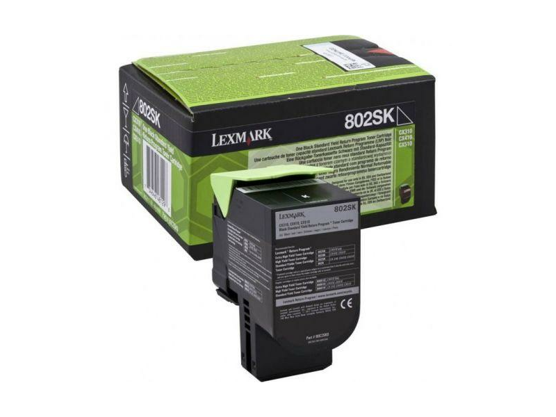 Lexmark 80C2SK0 Toner, fekete