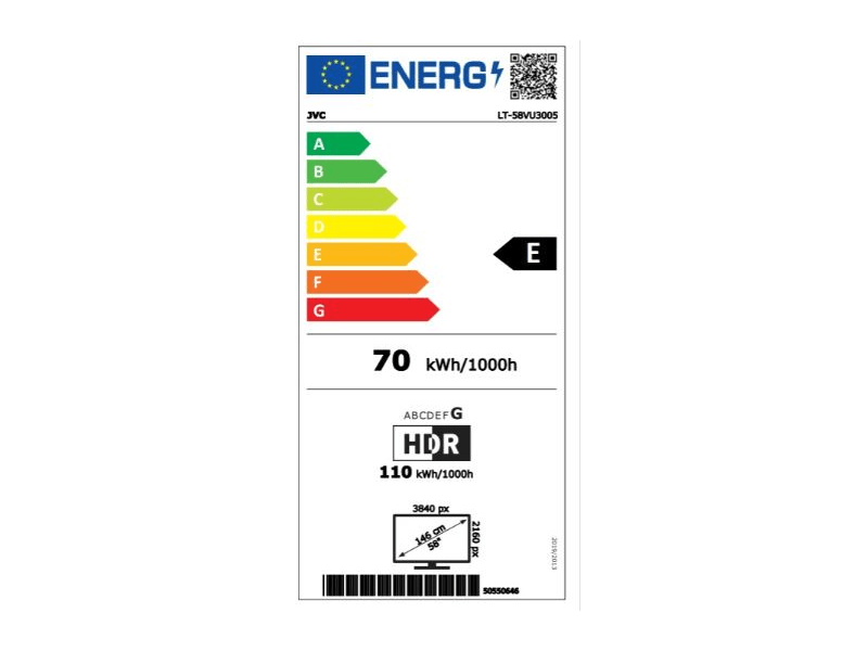 JVC LT-58VU3005 58