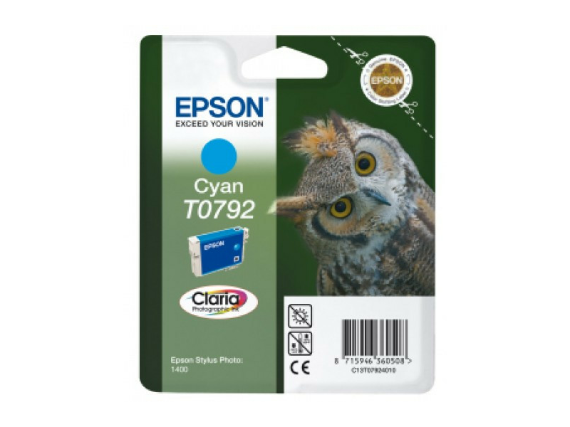 Epson T0792 Nyomtató tintapatron, ciánkék