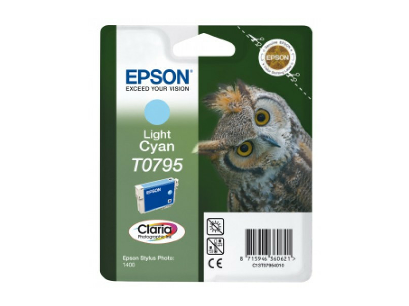 Epson T0795 Nyomtató tintapatron, világos ciánkék