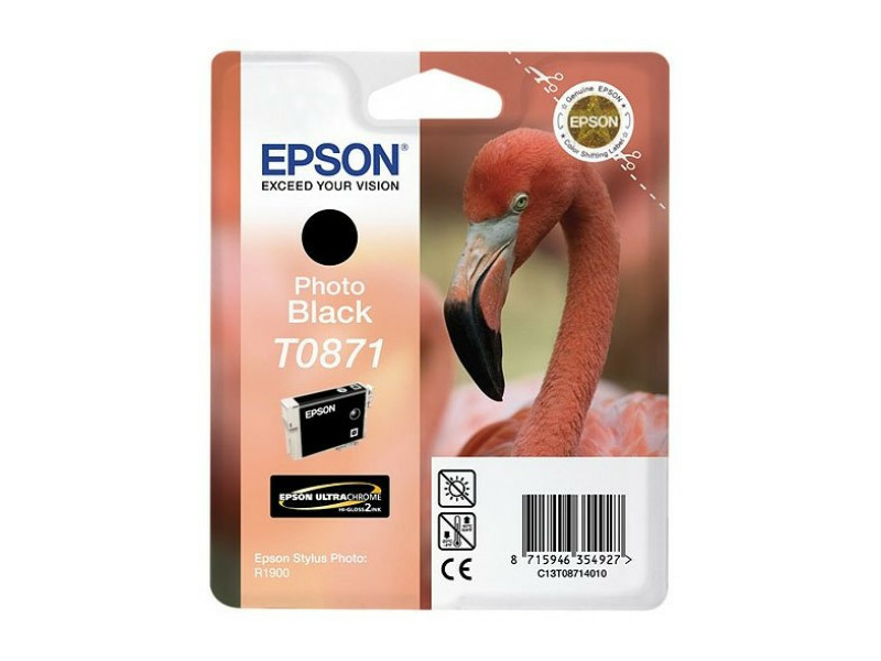 Epson T0871 Nyomtató tintapatron, mattfekete