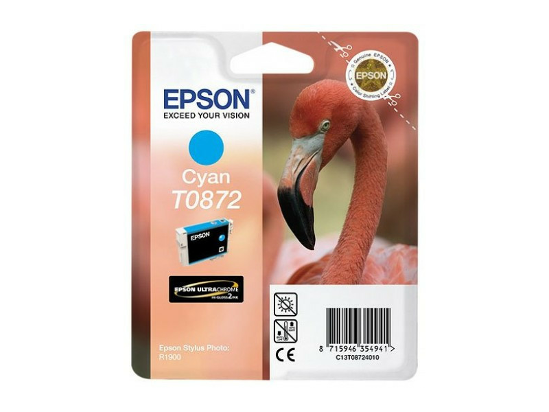 Epson T0872 Nyomtató tintaparton, ciánkék