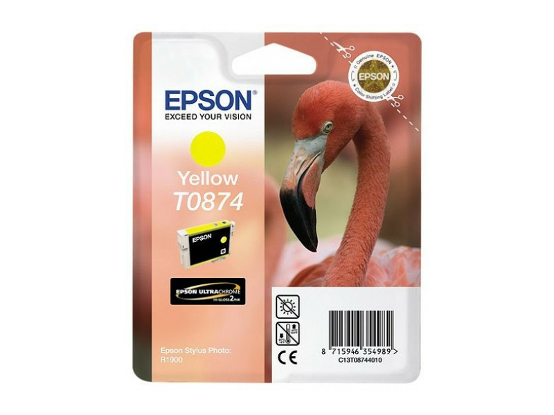 Epson T0874 Nyomtató tintapatron, sárga