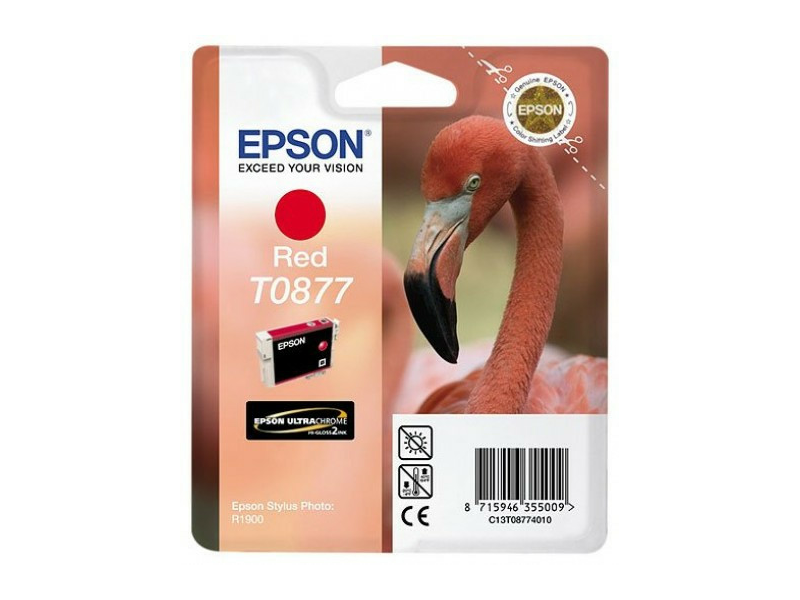 Epson T0877 Nyomtató tinapatron, piros