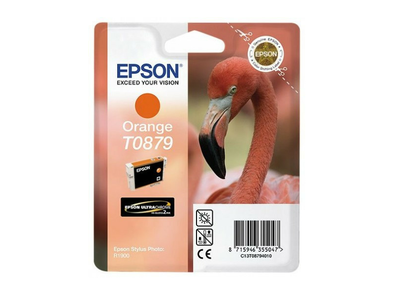 Epson T0879 Nyomtató tintapatron, narancssárga