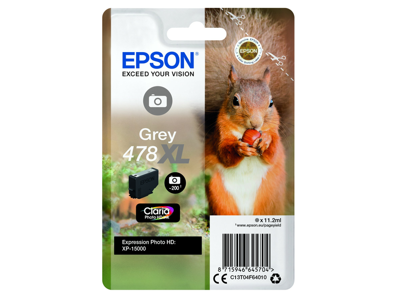 Epson T04F6 Nyomtató tintapatron, szürke