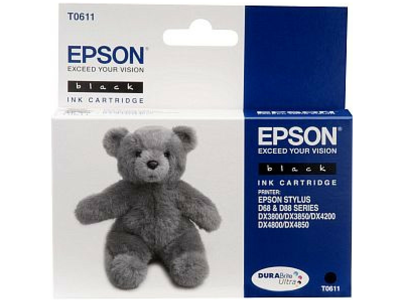 Epson T0611 Nyomtató tintapatron, fekete