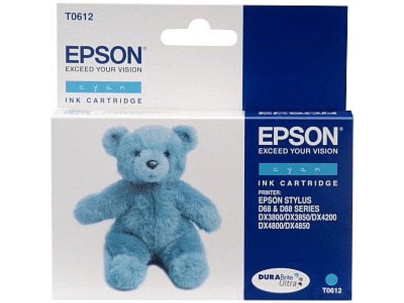 Epson T0612 Nyomtató tintapatron, ciánkék