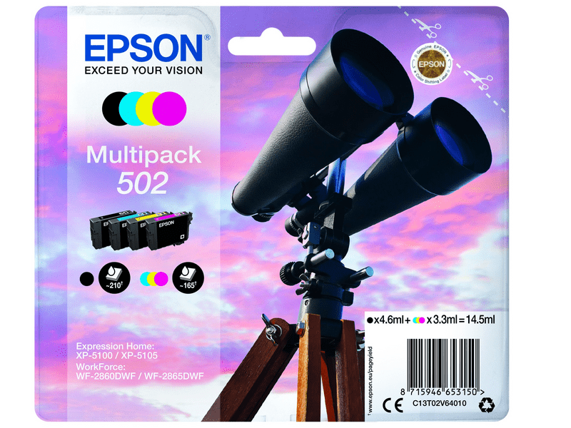 Epson T02V6 Nyomtató tintapatron, multipack