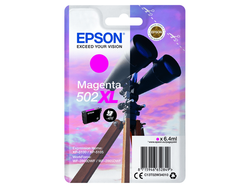 Epson T02W3 Nyomtató tintapatron, magenta