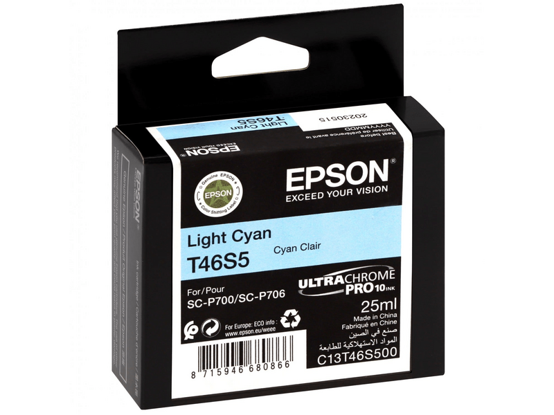 Epson T46S5 Tintapatron ,Világos ciánkék