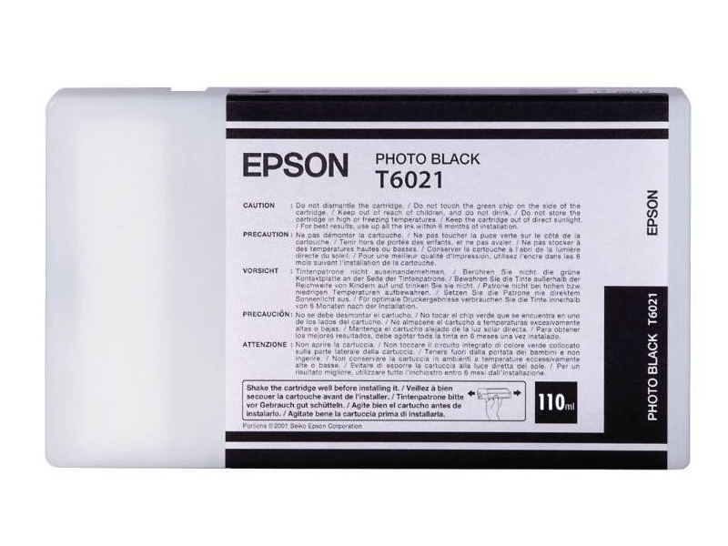 Epson T6021 Tintapatron, fekete