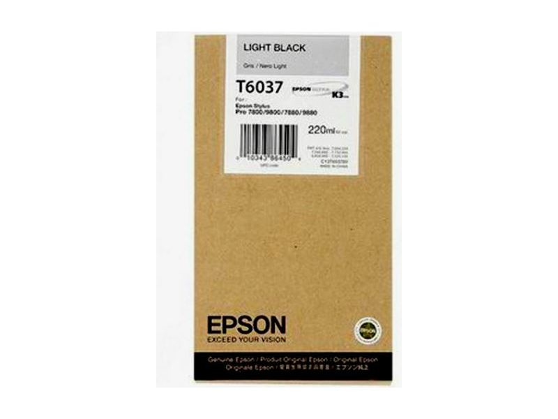 Epson T6037 Tintapatron, világos fekete